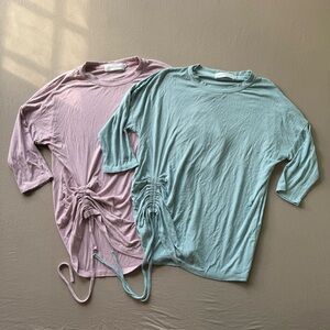 AS Collection Ruched Drawstring Tee Bundle